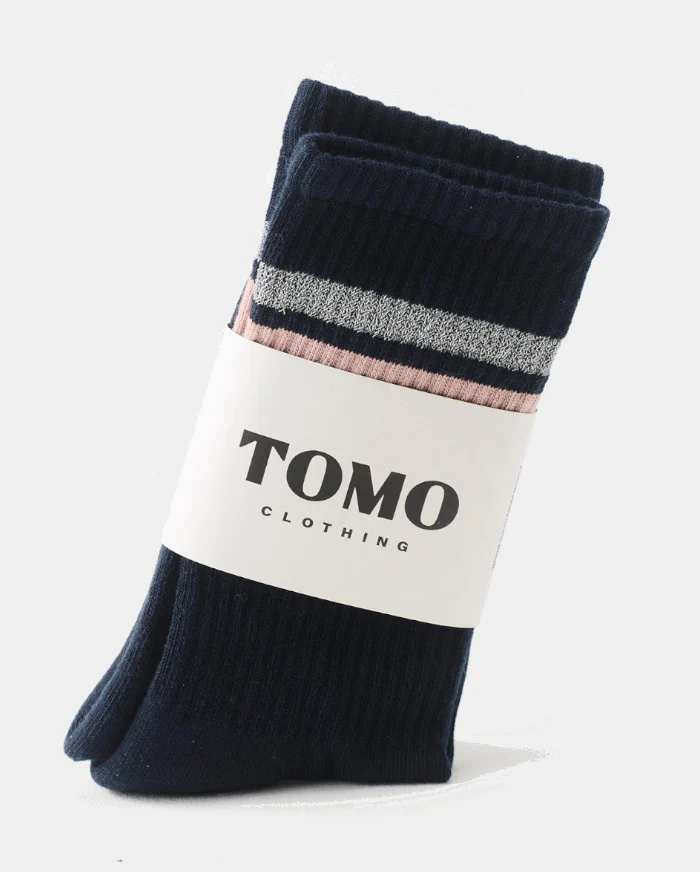 Chaussettes réfléchissantes TOMO Clothing JOE - Bleu marine