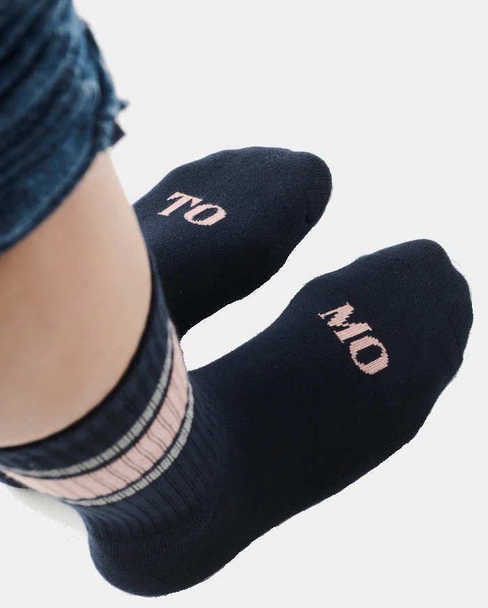 Chaussettes réfléchissantes TOMO Clothing JOE - Bleu marine – Image 3